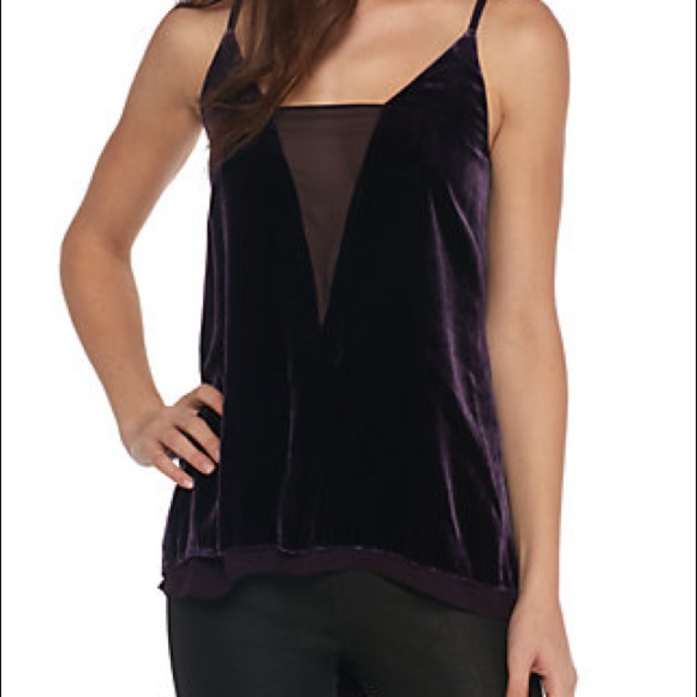 BCBGMAXAZRIA Velvet Tank